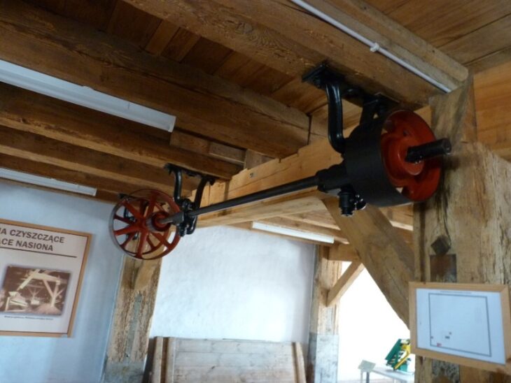 maszyna podczepiona do sufitu do transportu wewnętrznego