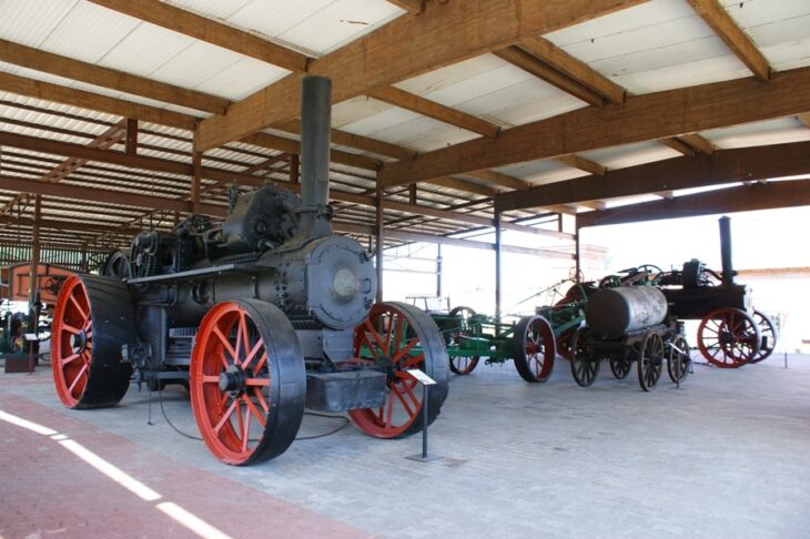 traktor kołowy parowy